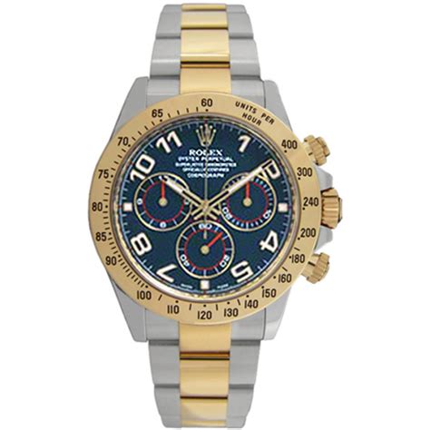 rolex cosmograph daytona blue dial men's watch 116523|rolex daytona color chart.